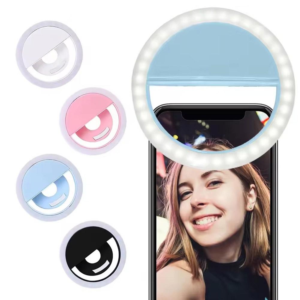 Photography Lighting Tent - Clip On Selfie Ring Light Rechargeable