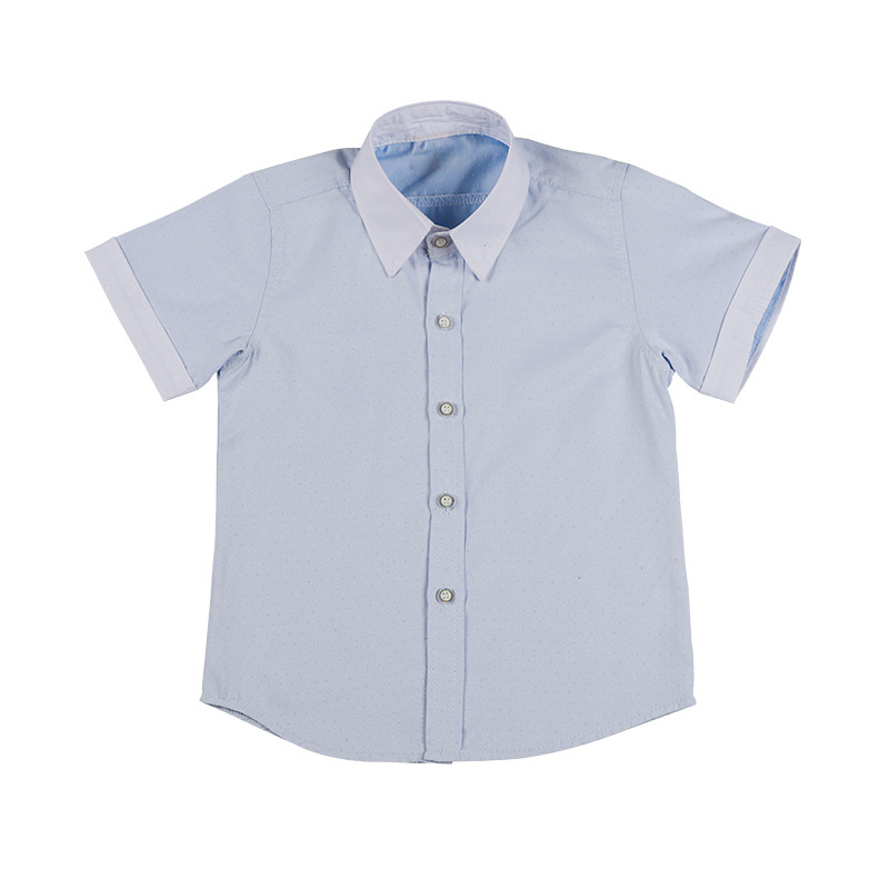 Photography Lighting For Clothing - Kids Summer Light Blue Shirt Boys