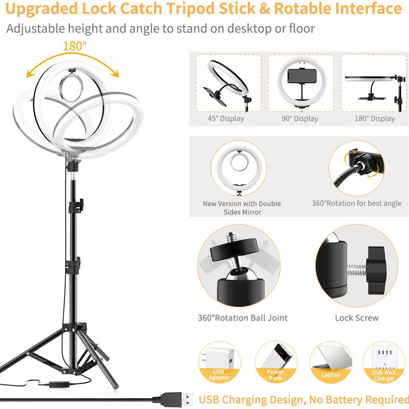 16/26/33cm Selfie Ring Light P - Photography Lighting Tent review and price