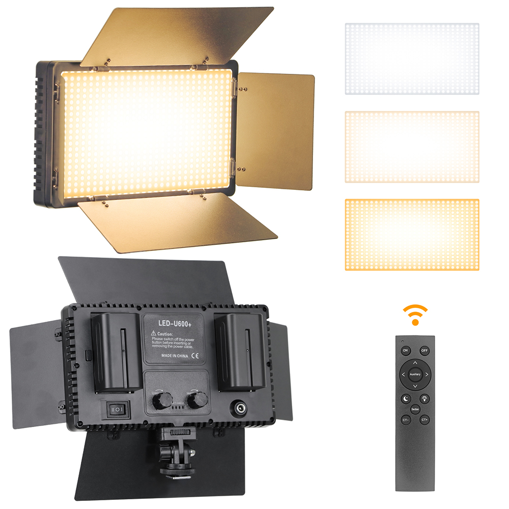 U800 600 LED Video Panel Light - Photography Led Lighting Kit review and price