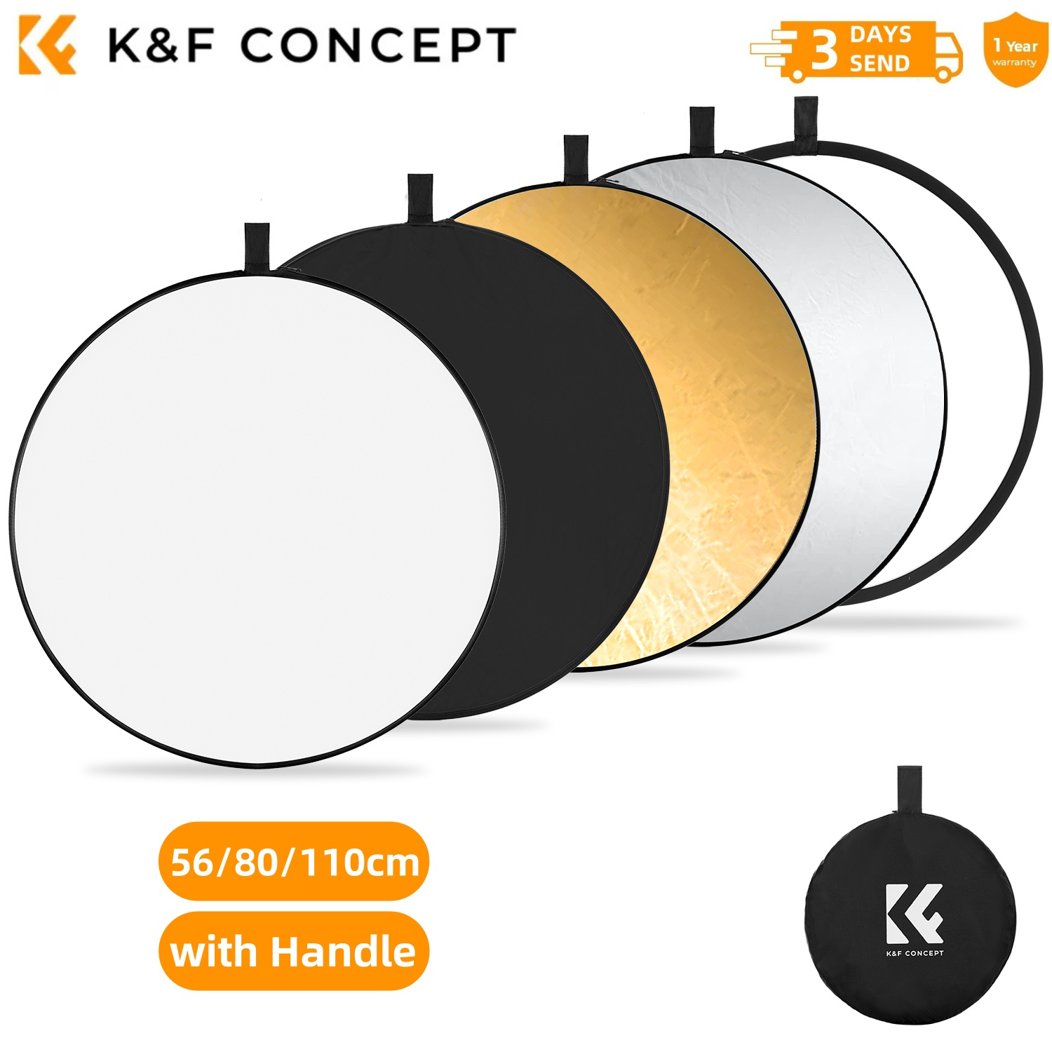 K&F CONCEPT 56/80/110cm 5-in-1 - Photography Lighting Tent review and price