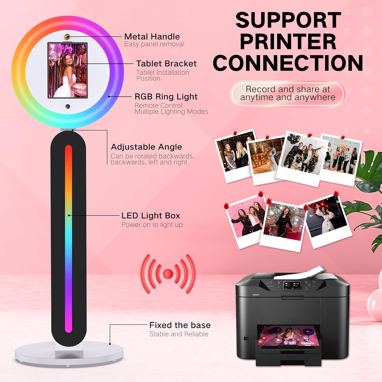 Portable iPad 360 Photo Booth  - Photography Lighting Rental review and price