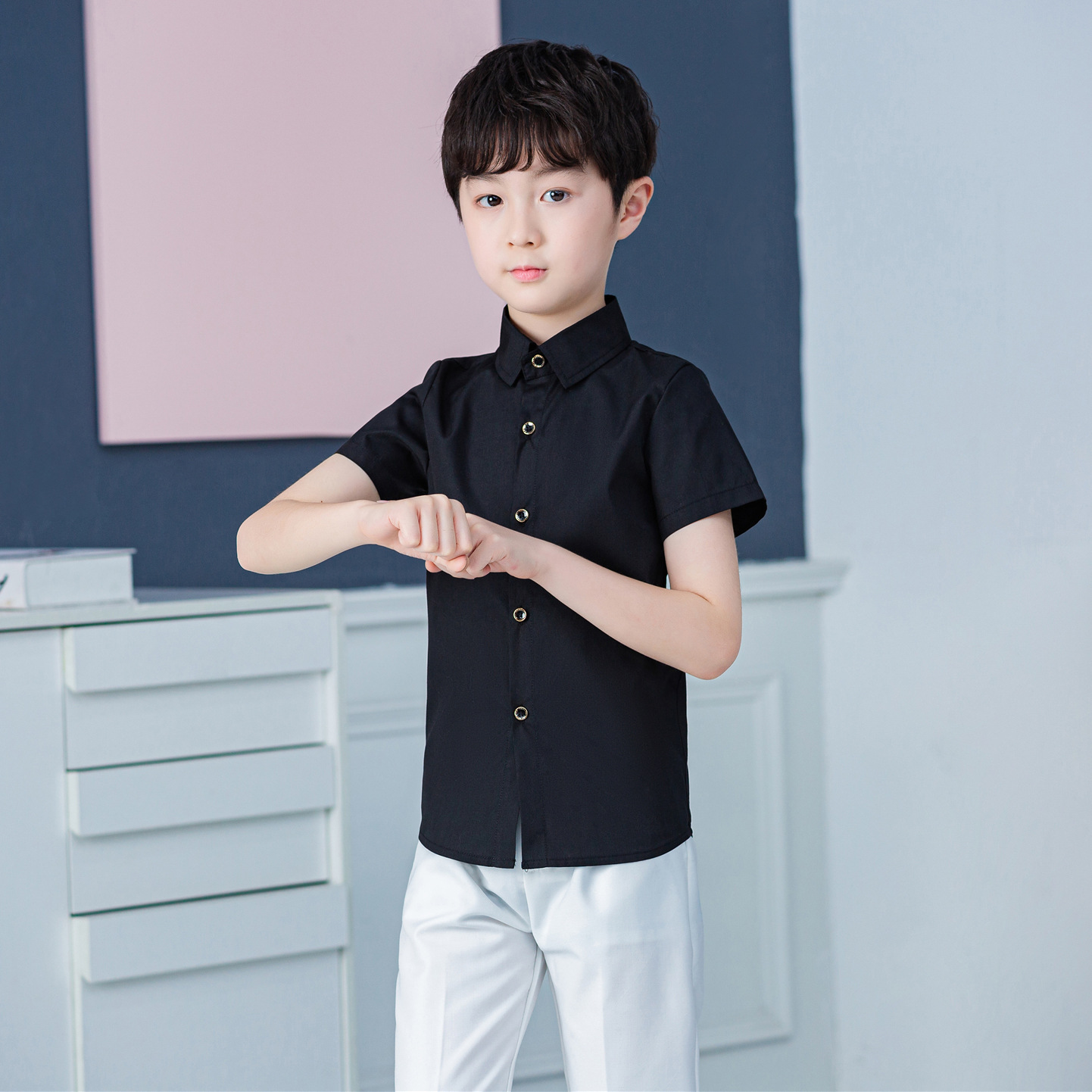 Kids Summer Light Blue Shirt B - Photography Lighting For Clothing review and price
