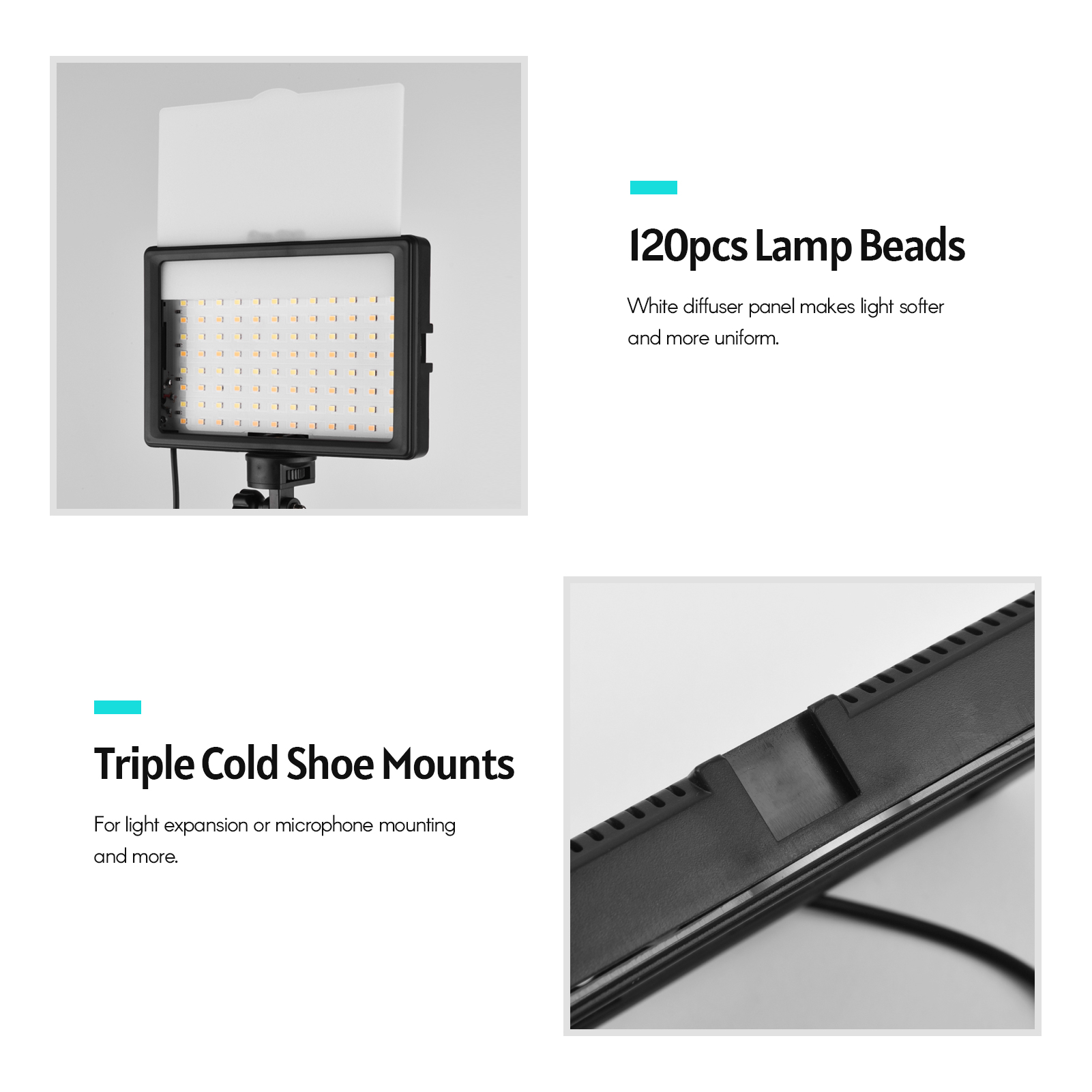 Andoer 2pcs LED Video Light Ki - Photography Led Lighting Kit review and price