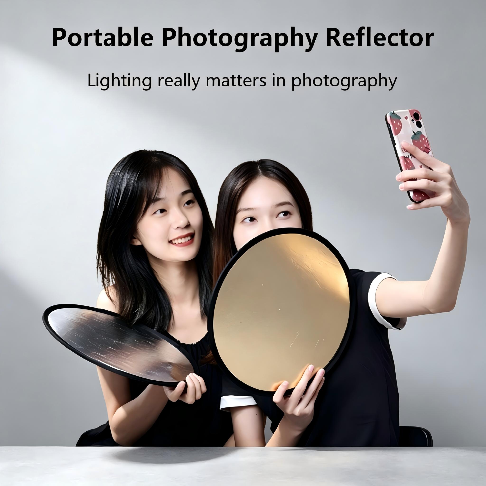 Photography Reflector 2 In 1 L - Portrait Photography With Lighting review and price