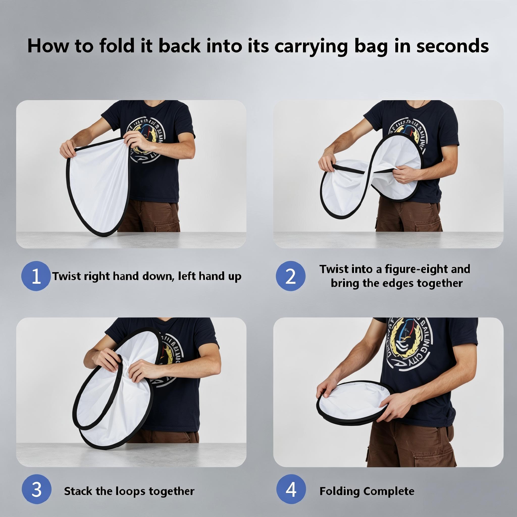 Photography Reflector 2 In 1 L - Portrait Photography With Lighting review and price