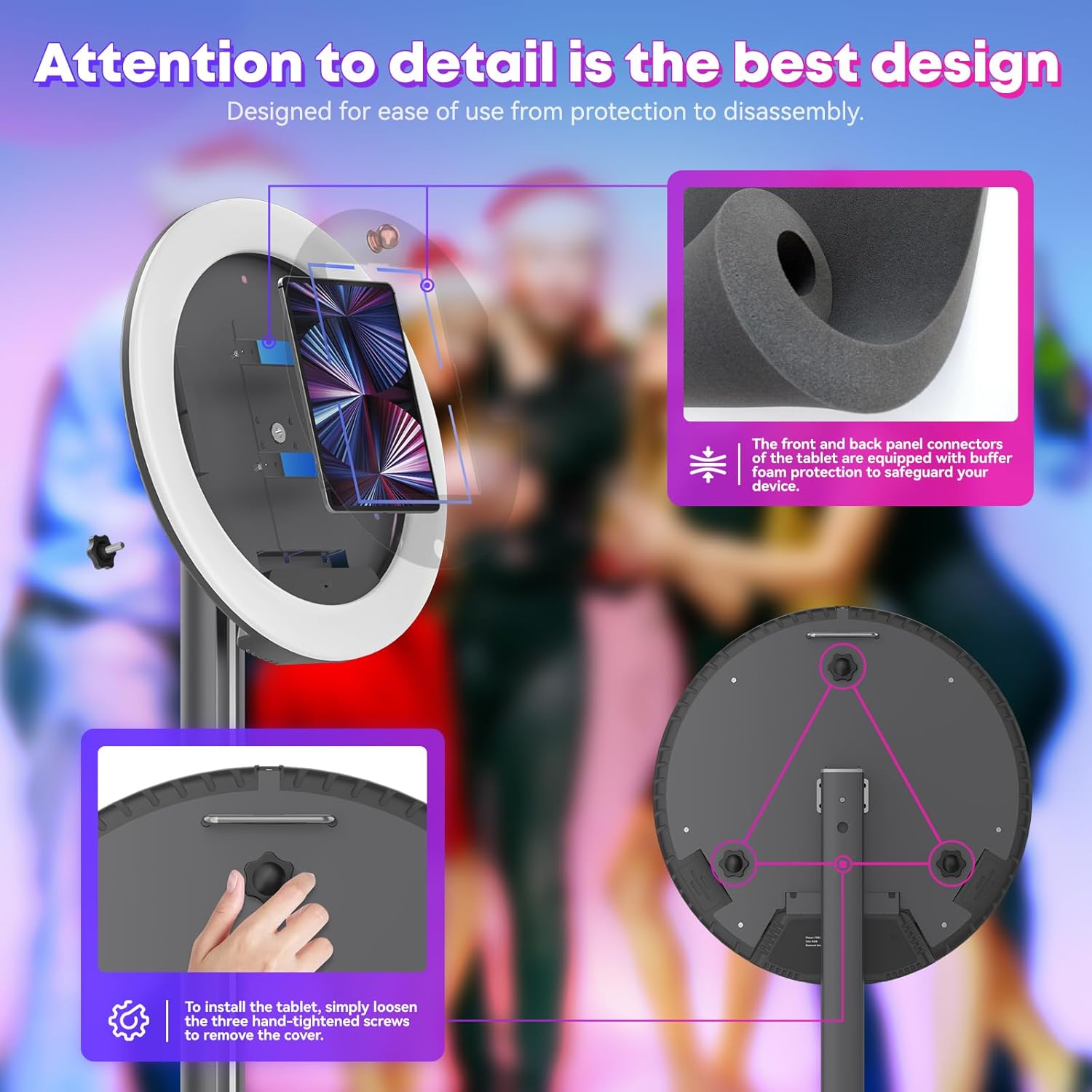 Neson Movable iPad Photo Booth - Photography Lighting Rental review and price