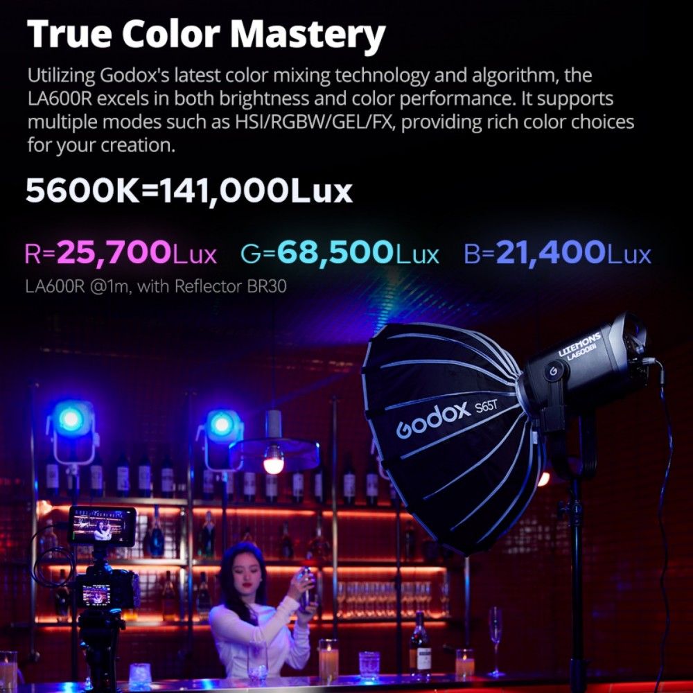 Godox LITEMONS LA600Bi LA600R  - Portrait Photography With Lighting review and price