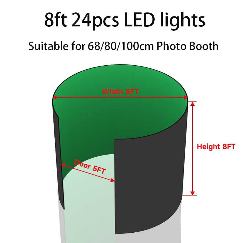 360 Photo Booth Enclosure Free - Photography Led Lighting Kit review and price